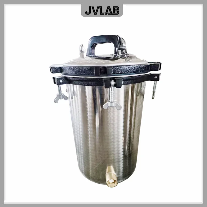 Mushroom Autoclave Sterilizer Machine Medical Steam Autoclave Heat by Electric Coal Gas Capacity 18L Max Working Temp. 129 C