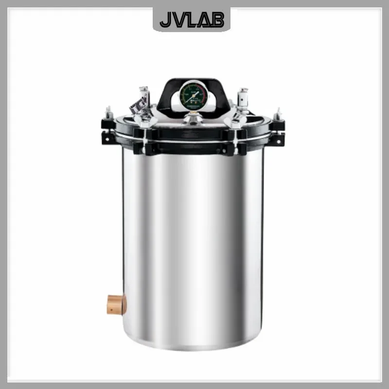 Mushroom Autoclave Sterilizer Machine Medical Steam Autoclave Heat by Electric Coal Gas Capacity 18L Max Working Temp. 129 C