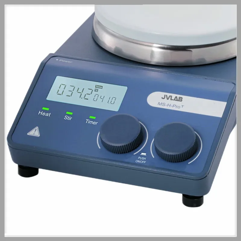 LCD Digital Magnetic Hotplate Stirrer With Timer Stainless Steel With Ceramic Coated Hotplate 5'' Up To 340C Stir Kit MS-H-ProT