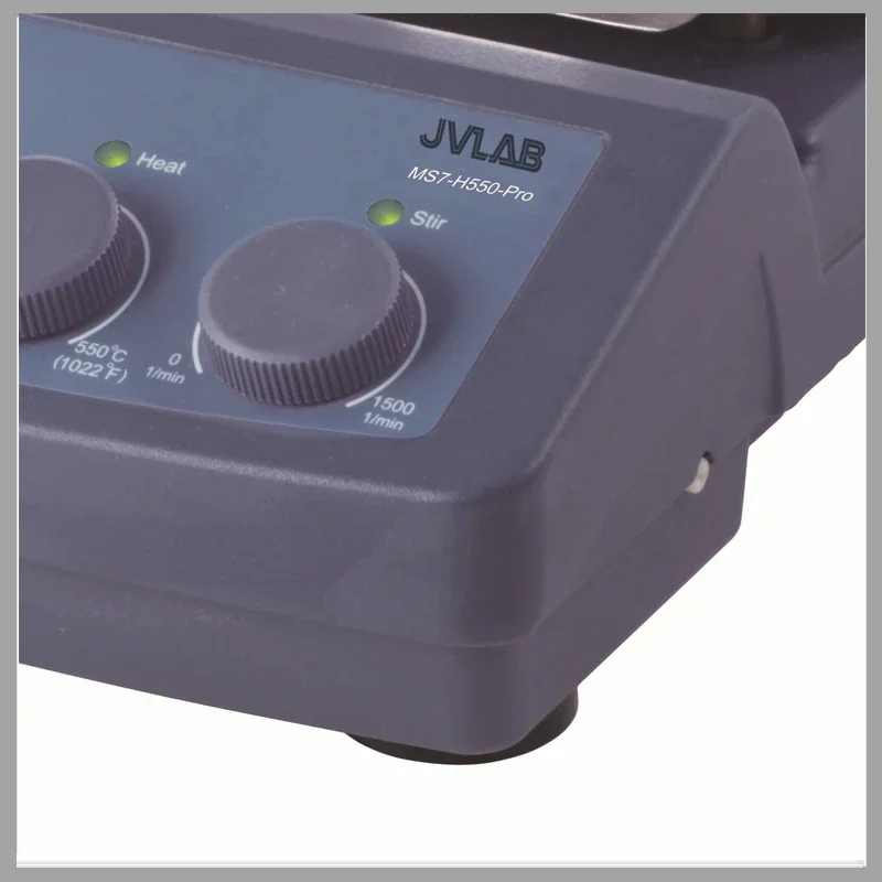 Hotplate Magnetic Stirrer 550 Degree 7 inch Glass Ceramic Work Plate 20L with Temp. Sensor&Clamp Brushless DC Motor MS7-H550-Pro