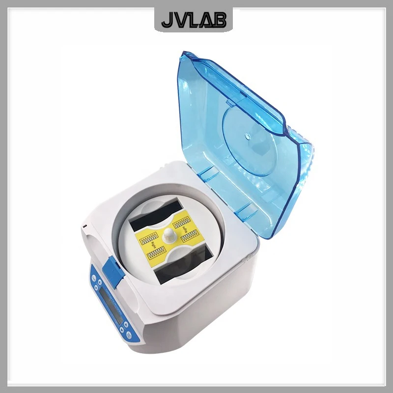 Mini PCR Plate Spinner Microplates Centrifuge 2800rpm Laboratory Centrifuge for 96-well 384 Well Plates RCF 550xg JPC2800