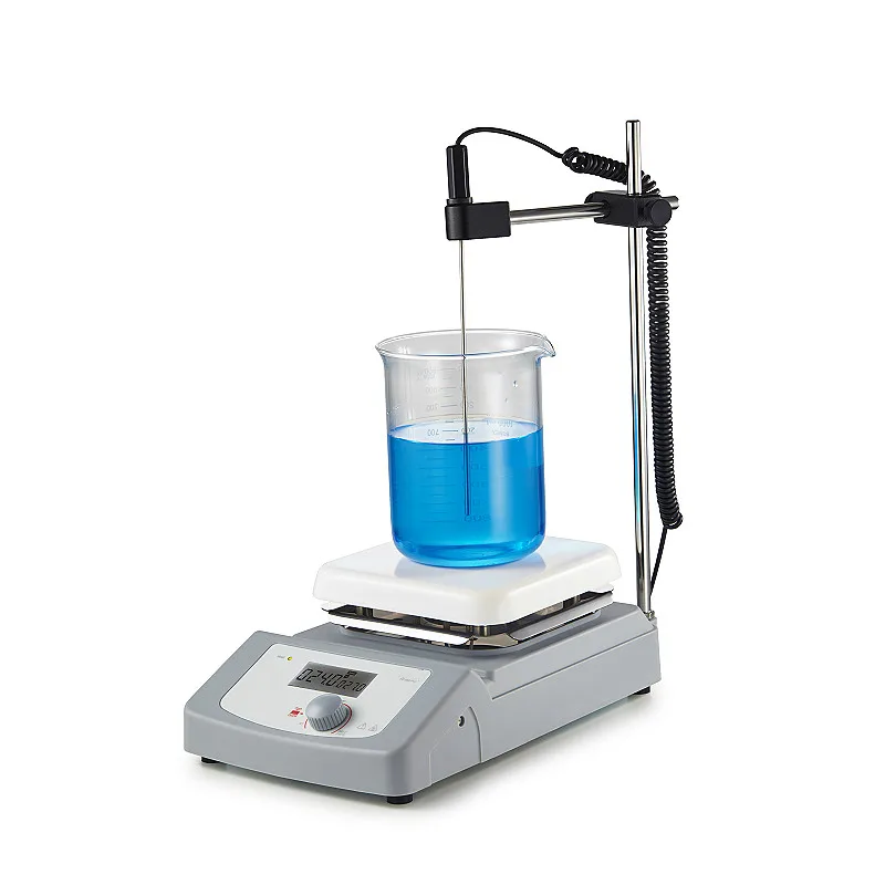 Magnetic Hotplate LCD Digital Hotplate HP380-Pro Heating Temperature Up To 380(C) Lab Stirrer Package Come With Sensor & Support