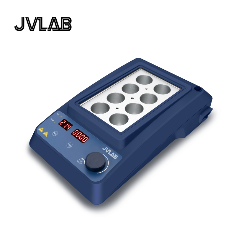 Dry Bath Incubator For Inactivation Low Temperature lysis LED Digital Metal Bath HB120-S Come With Heating Block 0.2-50 mL