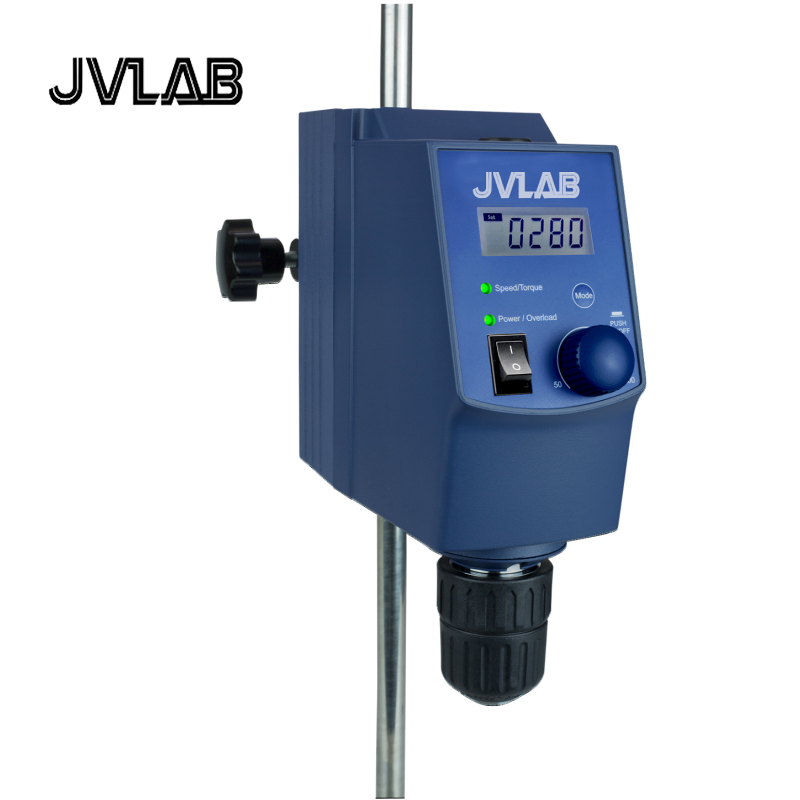 Overhead Stirrer LCD Digital Enhanced Magnetic Stirrer OS70-Pro Max.stirring Quantity 70L With Plate Stand & Propeller Stirrer