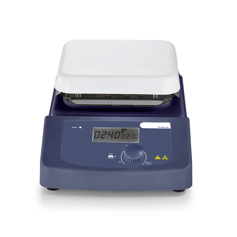 Magnetic Hotplate LCD Digital Hotplate HP380-Pro Heating Temperature Up To 380(C) Lab Stirrer Package Come With Sensor & Support