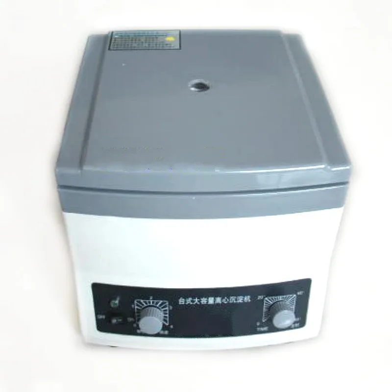 Laboratory Centrifuge Slow Speed Desktop Centrifuge 4000r/min Large Capacity Sediment Centrifuge Machine 50 ml * 6 Tubes