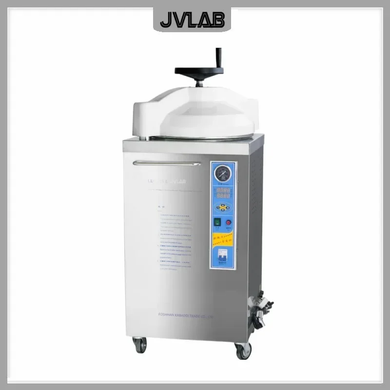Digital Hand Wheel Vertical Autoclave Full Stainless Steel Pressure Steam Sterilizer Capacity 35L Max Working Temp. 134C