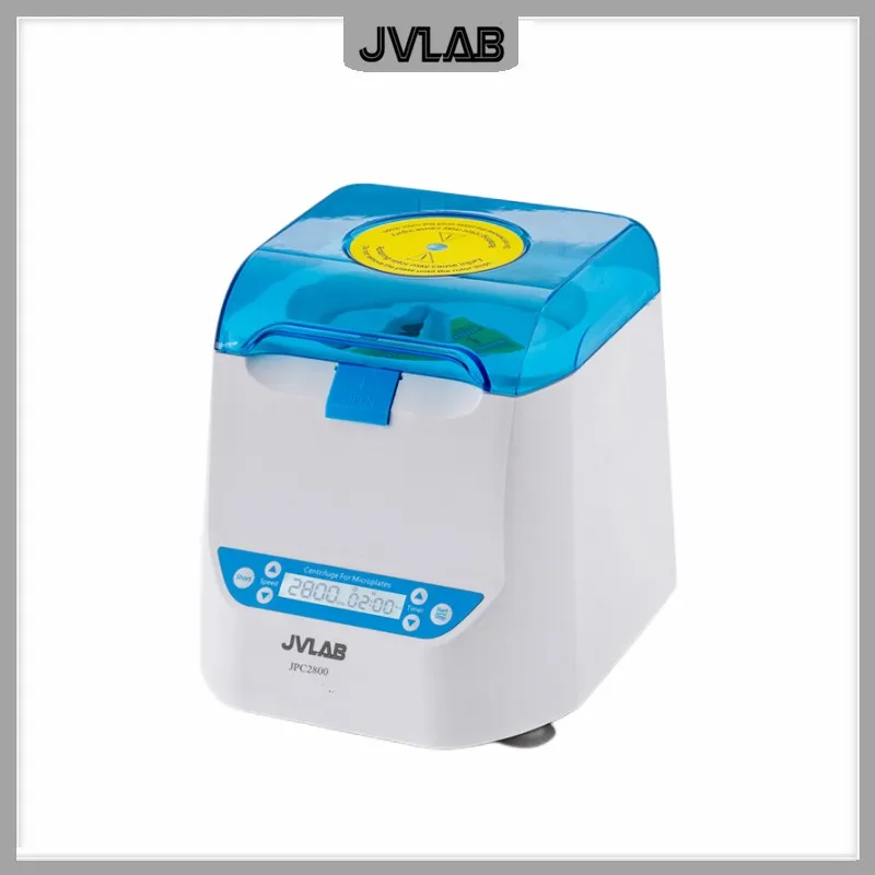 Mini PCR Plate Spinner Microplates Centrifuge 2800rpm Laboratory Centrifuge for 96-well 384 Well Plates RCF 550xg JPC2800