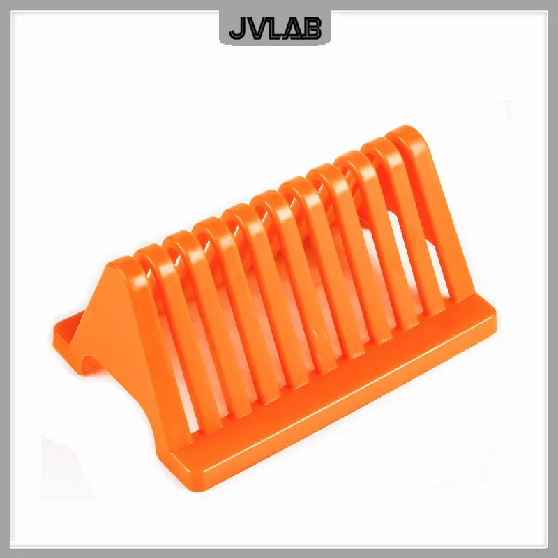 Electrophoresis Gel Plate Rack Glass Plate Drying Rack Plastic Drain Holder Up To 10 Glass Plates Dimension 165*105*85 mm 1PCS