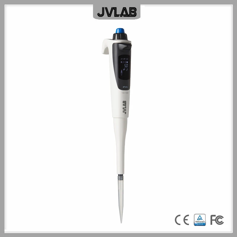Electric Pipette For Swab /Cell Lysis /Biopsy Preparation Hight Accuracy Multifunction Pipet Mixing Stepper & Dilution dPette+