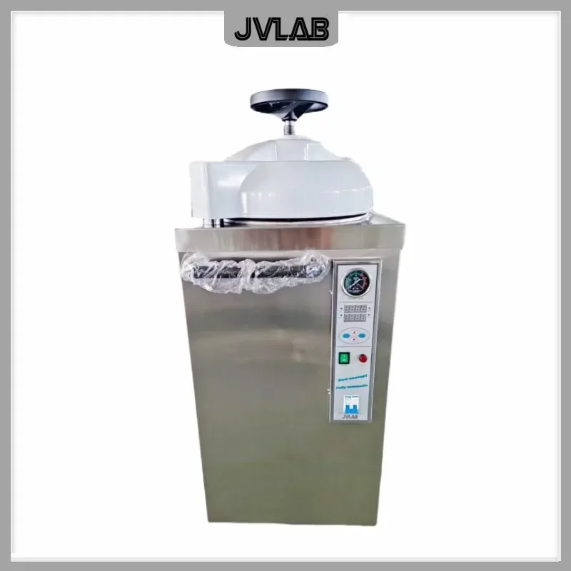 Digital Hand Wheel Vertical Autoclave Full Stainless Steel Pressure Steam Sterilizer Capacity 35L Max Working Temp. 134C
