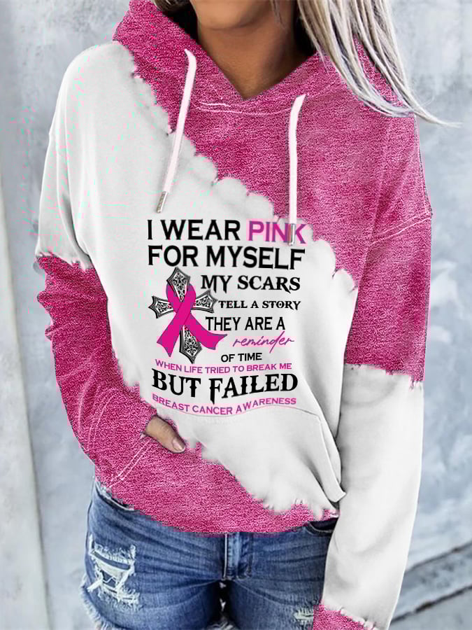 Breast Cancer Awareness I Wear Pink For Myself My Scars Tell A Story T