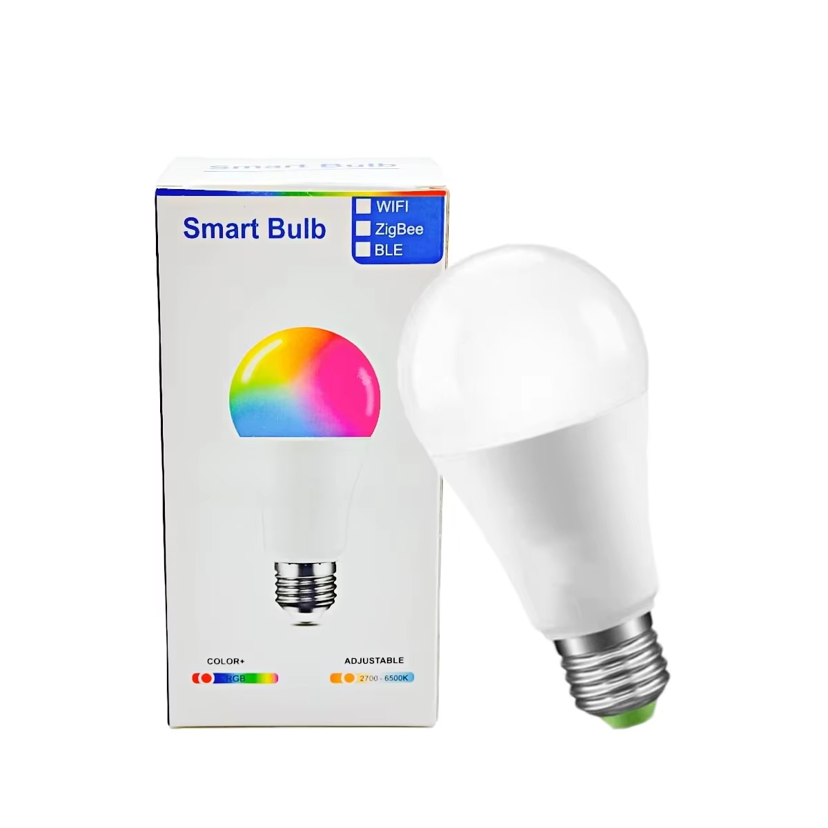 MQTT Smart Bulb 9W RGBCW Works E27 Pre Flashed