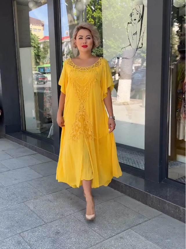 Elegant Boho Embroidered Midi Dress