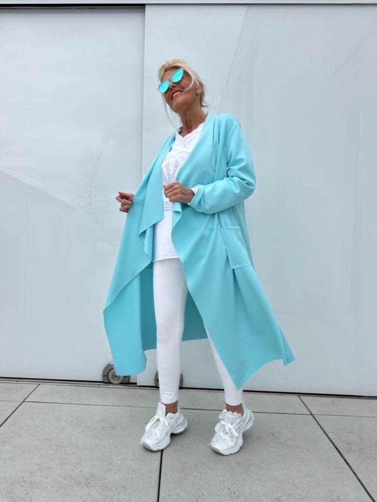 Relaxed Fit Drape Open Jacket with Pockets (Buy 2 Free Shipping)