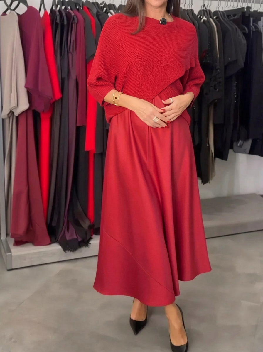 Elegant Layered Two-Piece Dress Set (Buy 2 Free Shipping)