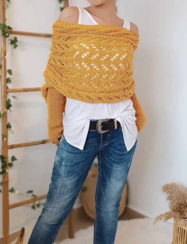 Knitted Cable Wrap Shrugs (Buy 2 Free Shipping)