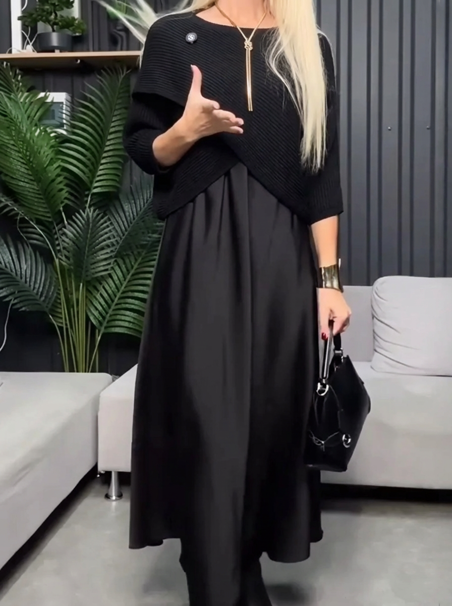 Elegant Layered Two-Piece Dress Set (Buy 2 Free Shipping)