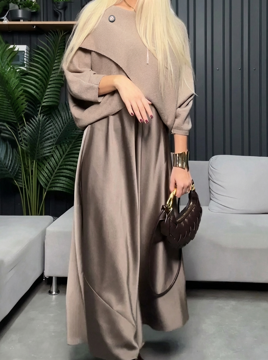 Elegant Layered Two-Piece Dress Set (Buy 2 Free Shipping)