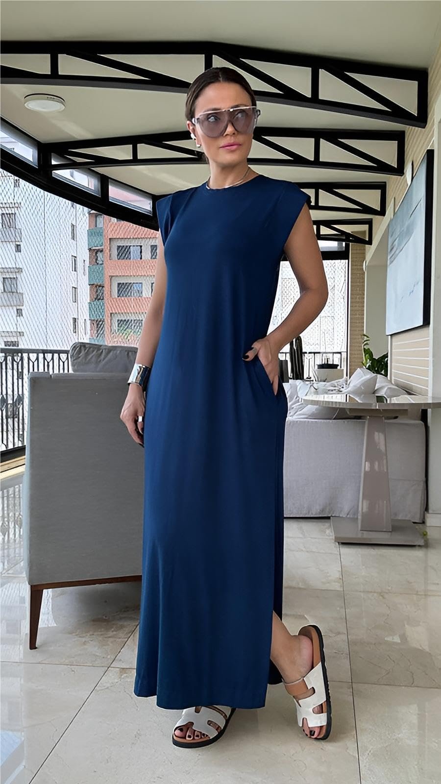 Last Day Promotion🔥Casual Loose Split Wrinkle-Free Dress(Buy 2 Free Shipping)