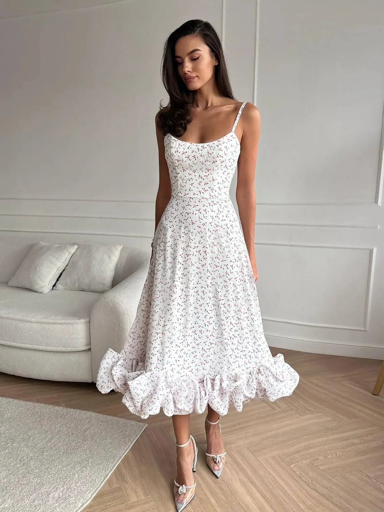 Flounce Dress (Buy 2 Free Shipping)