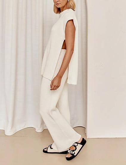 Side Slit Lounge Matching Sets(Buy 2 Free Shipping)