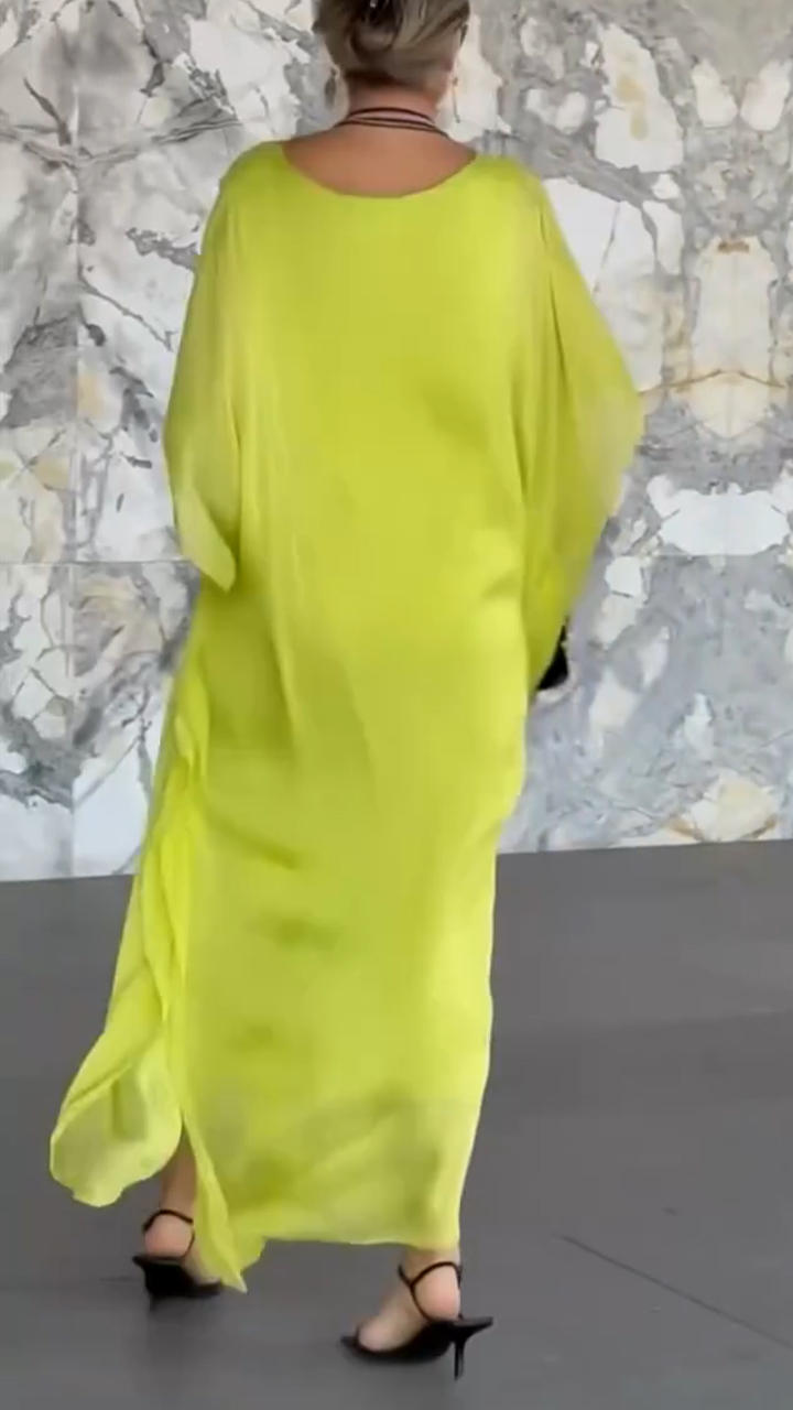 Flowy Loose Fit Batwing Maxi Dress (Buy 2 Free Shipping)