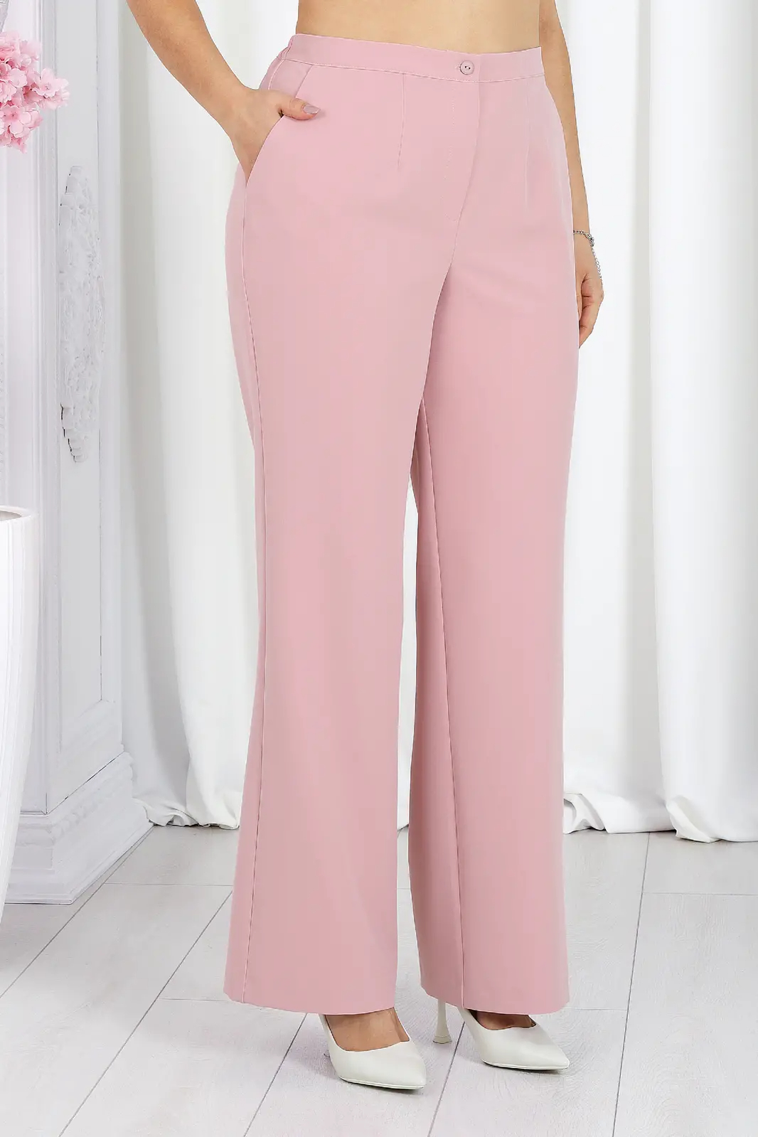 Elegant Layered Chiffon High-Low Top and Pants Set (Buy 2 Free Shipping)