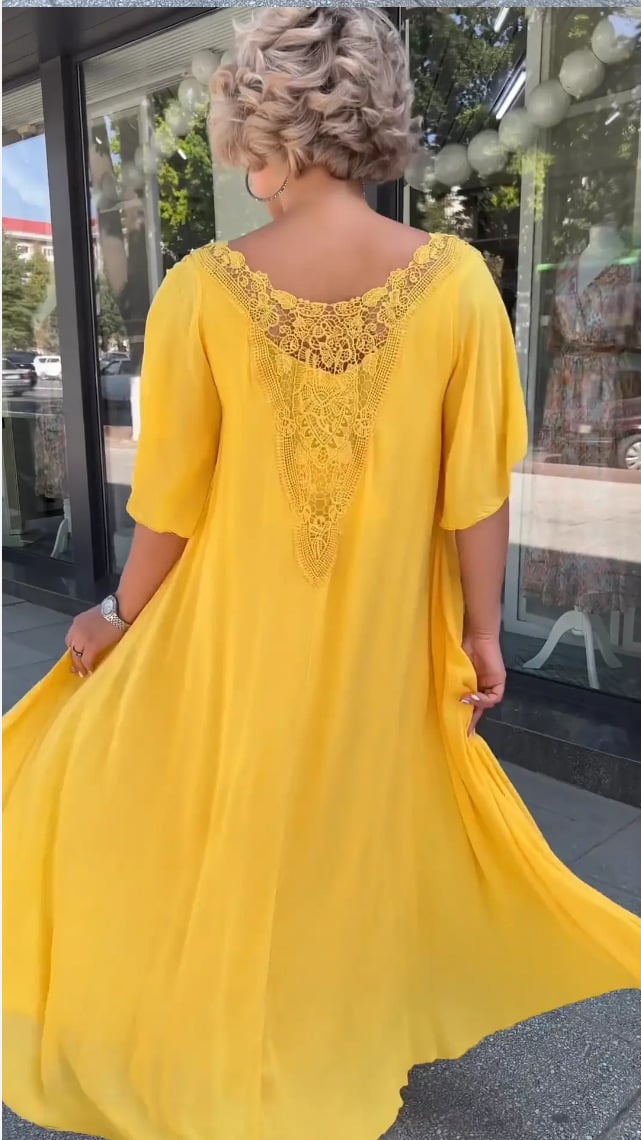 Elegant Boho Embroidered Midi Dress