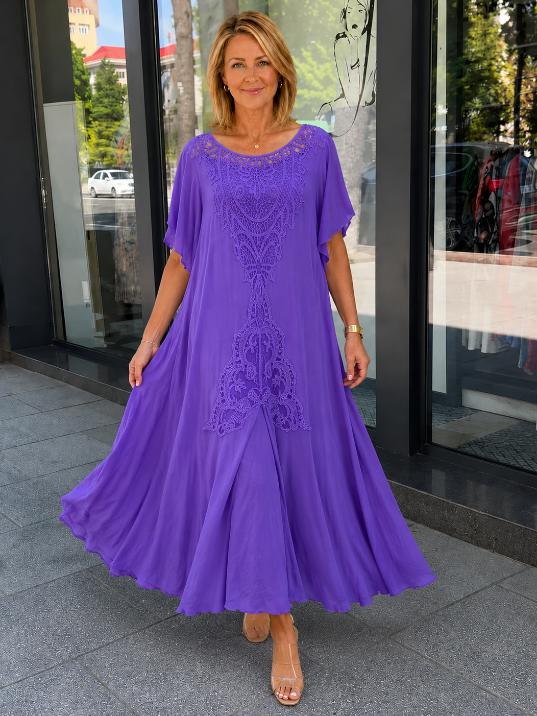 Elegant Boho Embroidered Midi Dress (Buy 2 Free Shipping)