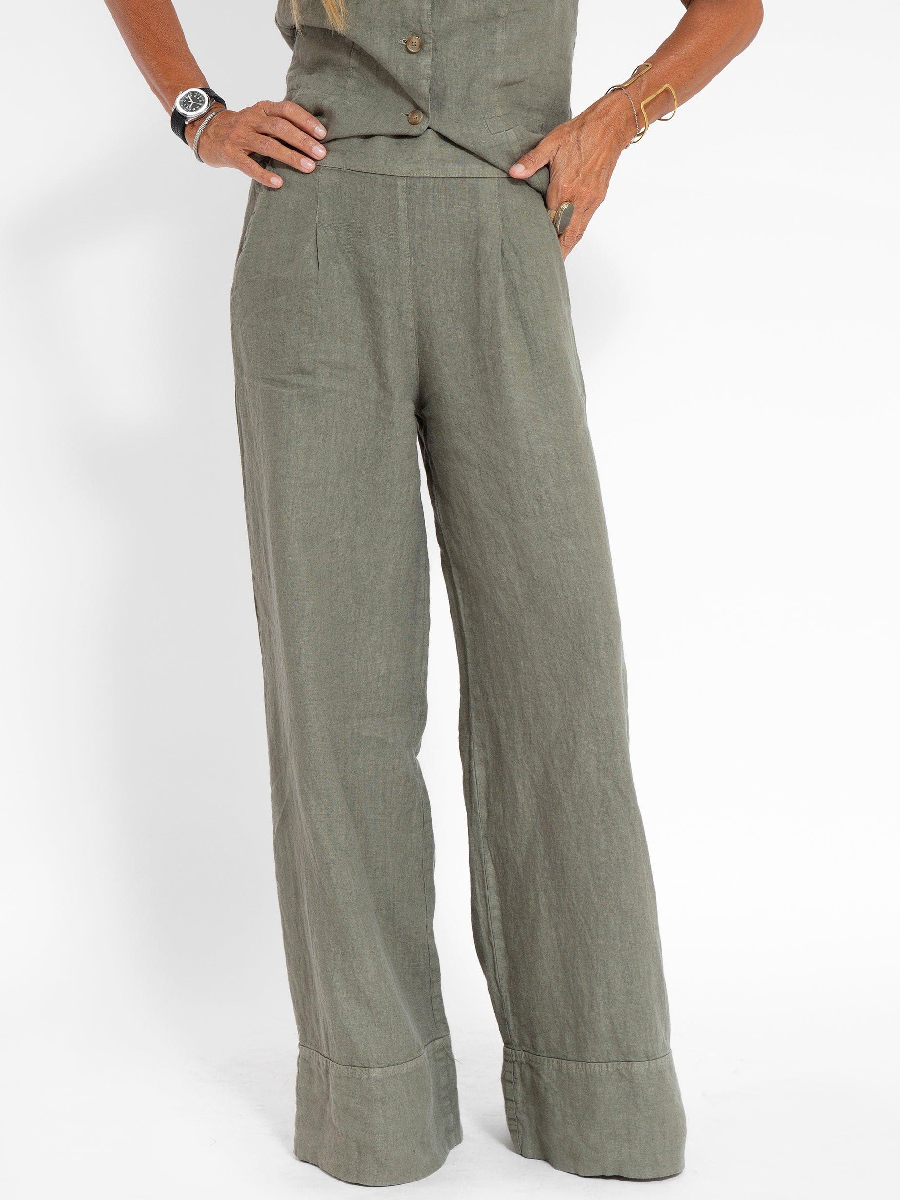 Vest & Wide-Leg Pants Two-Piece Set (Buy 2 Free Shipping)