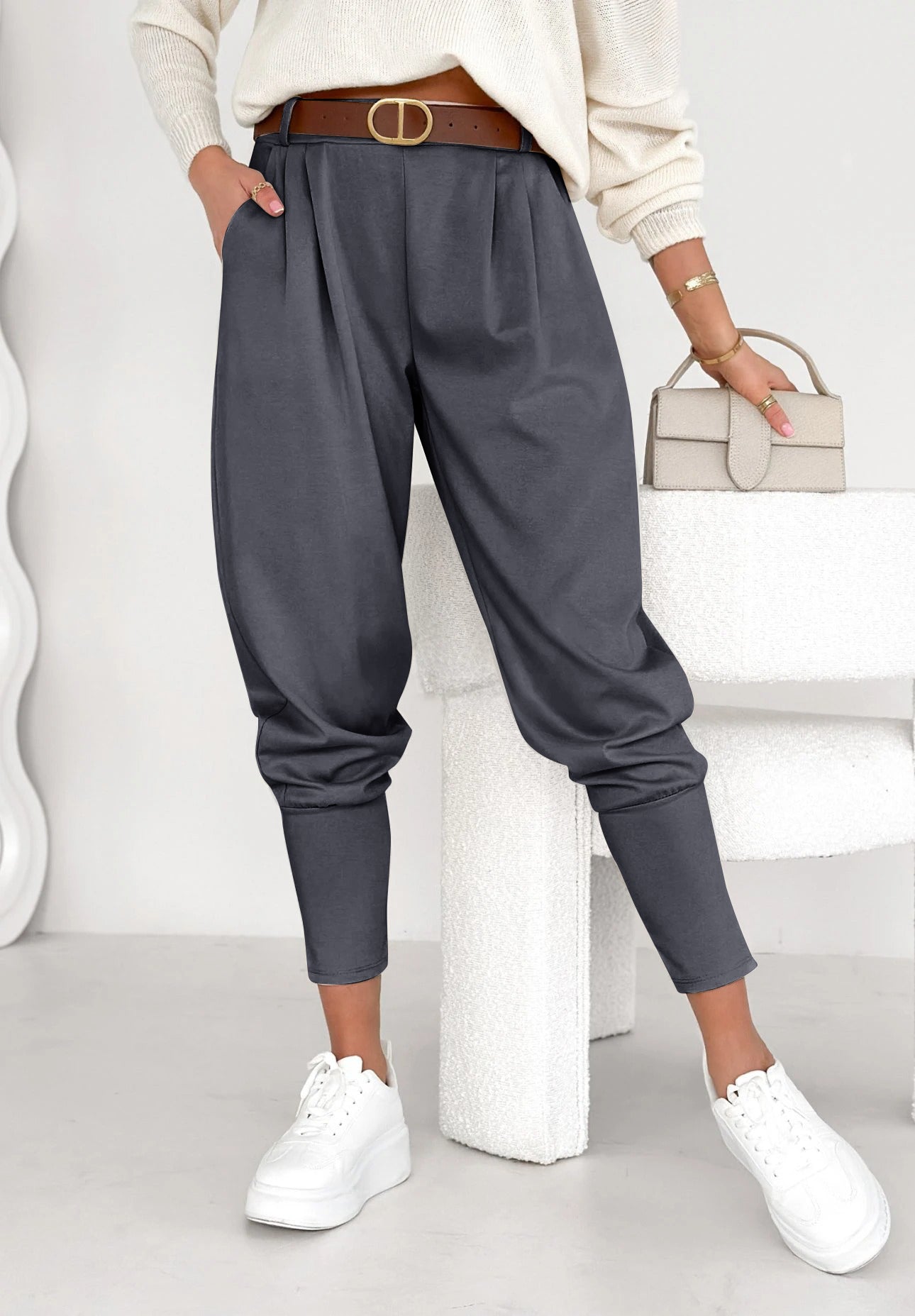 Solid Color Casual Harem Pants (Buy 2 Free Shipping)