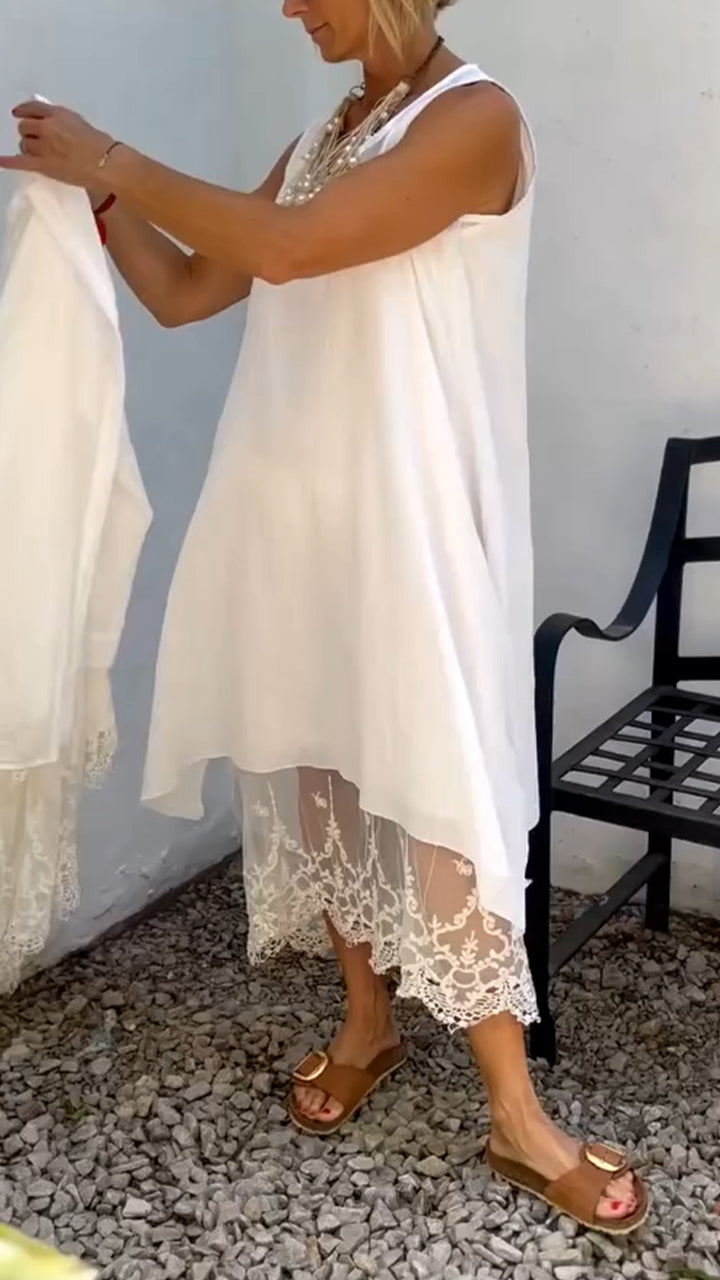 Elegant Printed Hollow Suspender Skirt & Cardigan Casual  Set (Buy 2 Free Shipping)