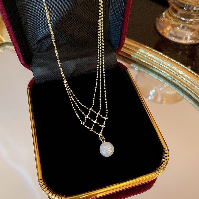 LAST DAY 50% OFF - Mermaid Necklace with Pearl