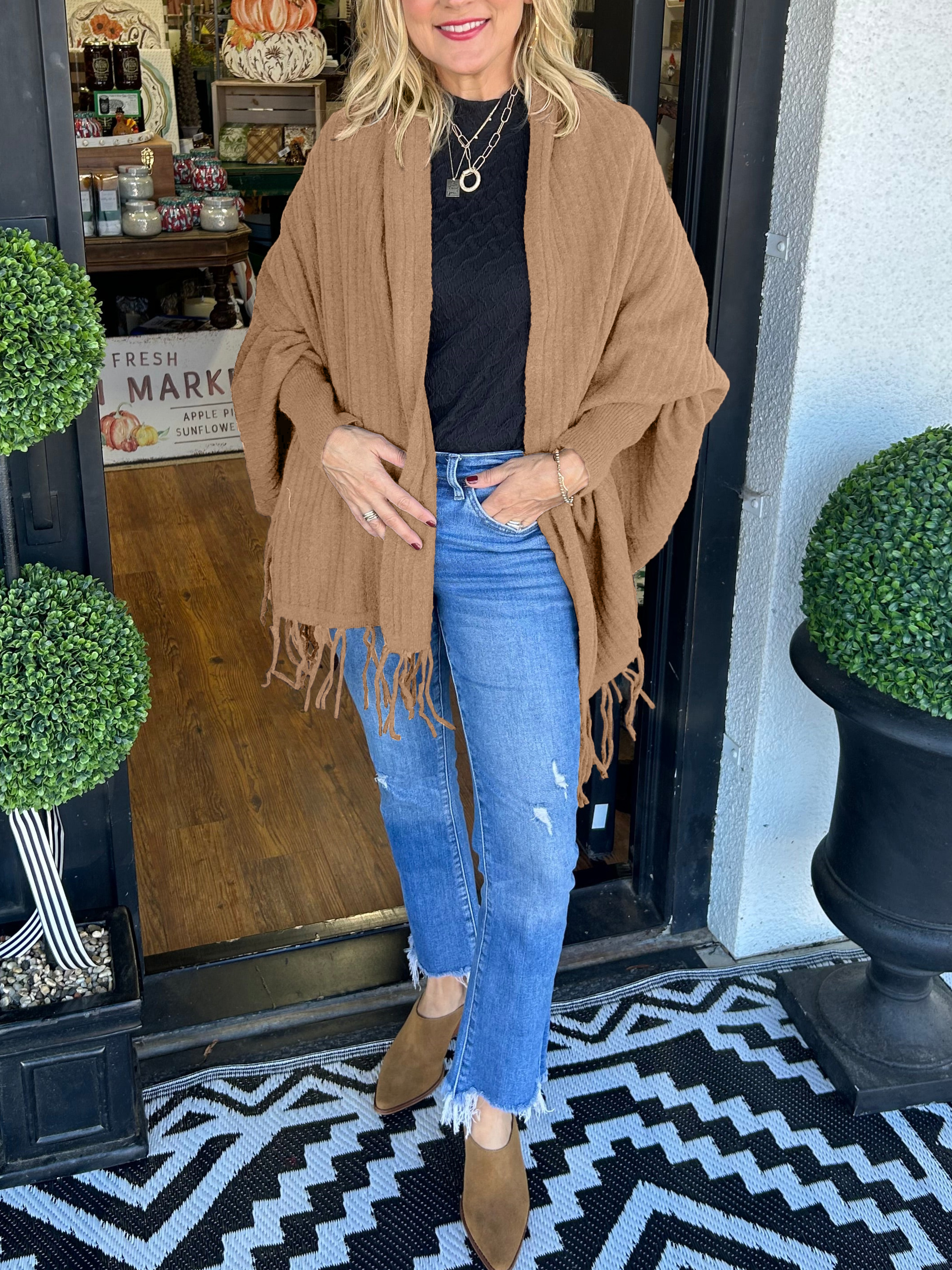 New Women's Tassel Cardigan Wrap (Buy 2 Free Shipping)