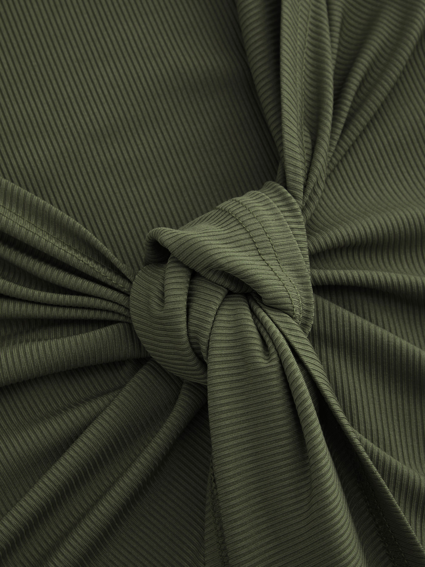 Twist Front Ribbed Wrap Dress Wear 2 Ways (Buy 2 Free Shipping)