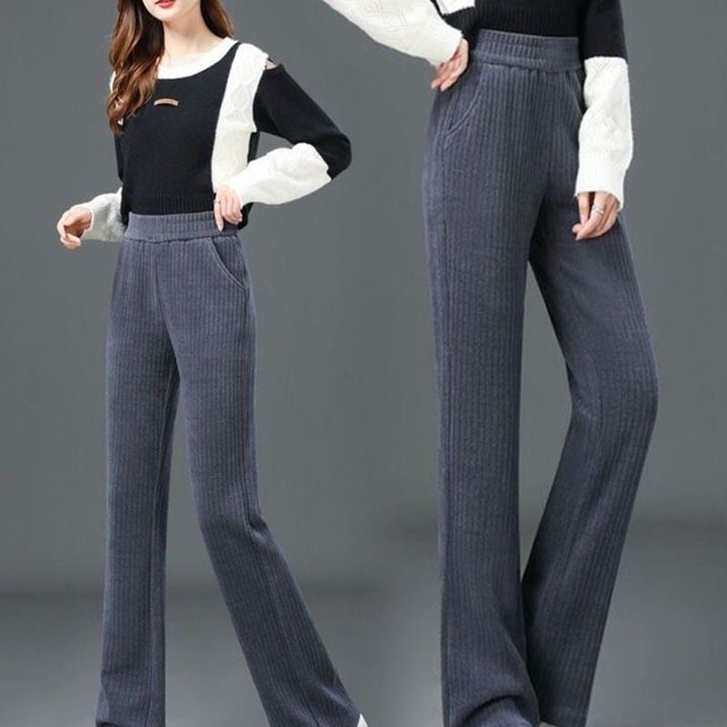 ❄️Winter Necessity🌟Women's Versatile Stretchy Elastic Waist Comfy Wide-Leg Pants