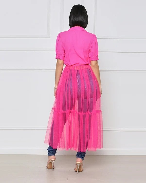 She's So Meshy Top Dress🔥BUY 2 FREE SHIPPING