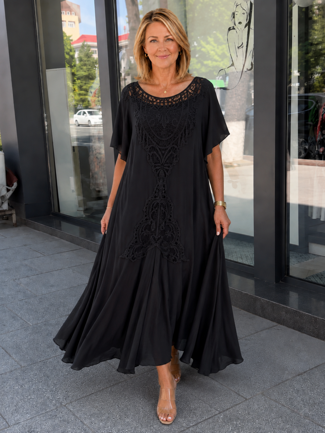 Elegant Boho Embroidered Midi Dress (Buy 2 Free Shipping)