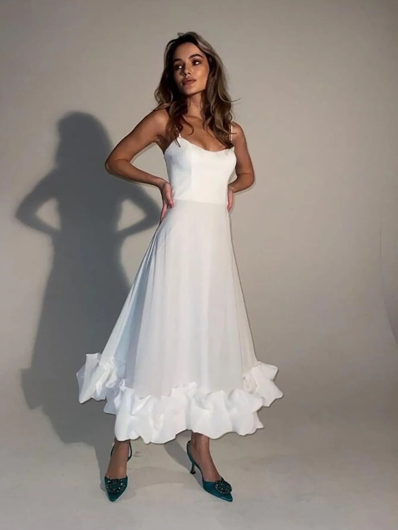 Flounce Dress (Buy 2 Free Shipping)