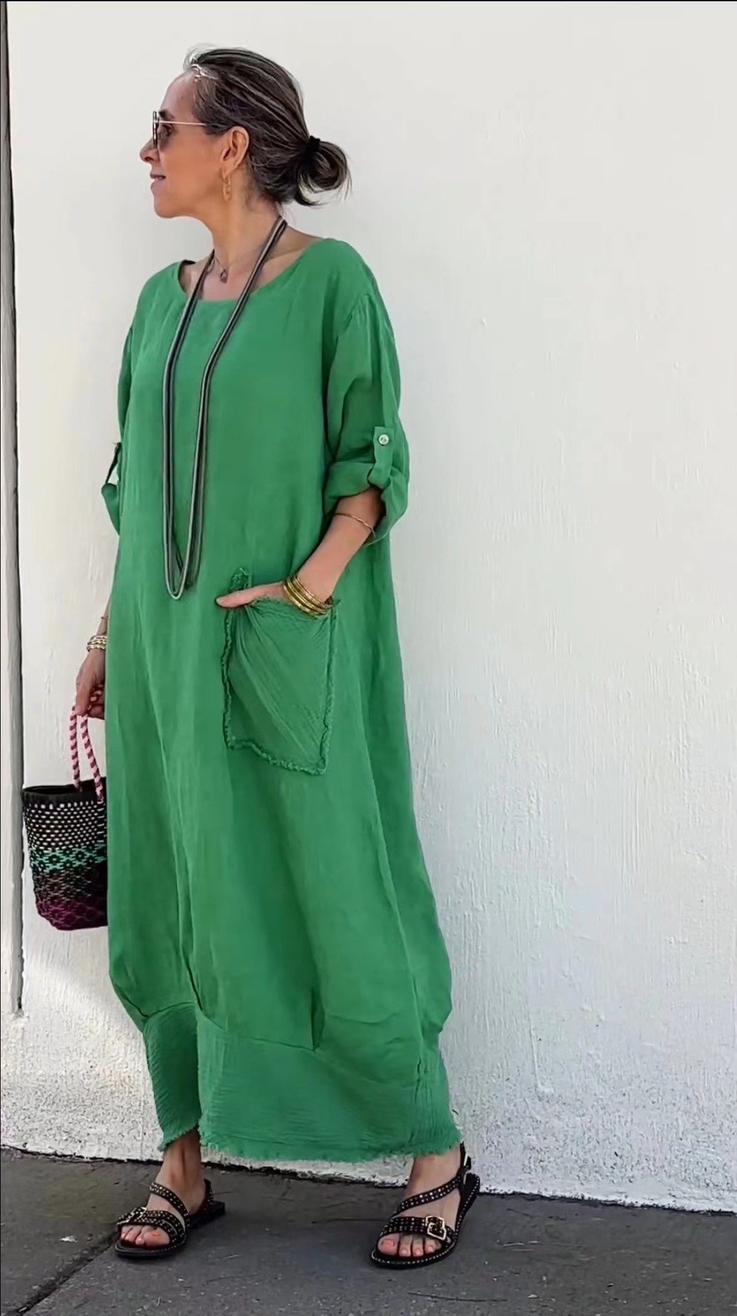 Plus Size Maxi Dress(BUY 2 FREE SHIPPING)