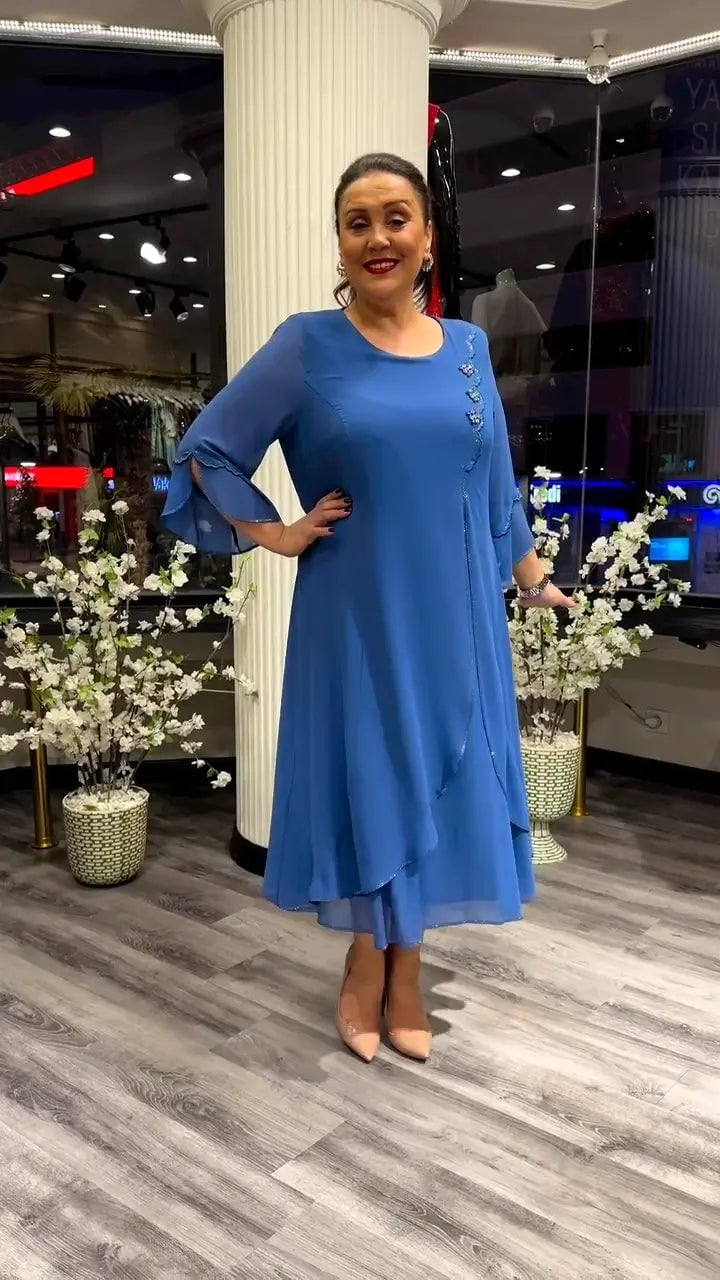 Last Day 70% OFF🔥Chiffon Solid Color Loose Dress (Buy 2 Free Shipping)