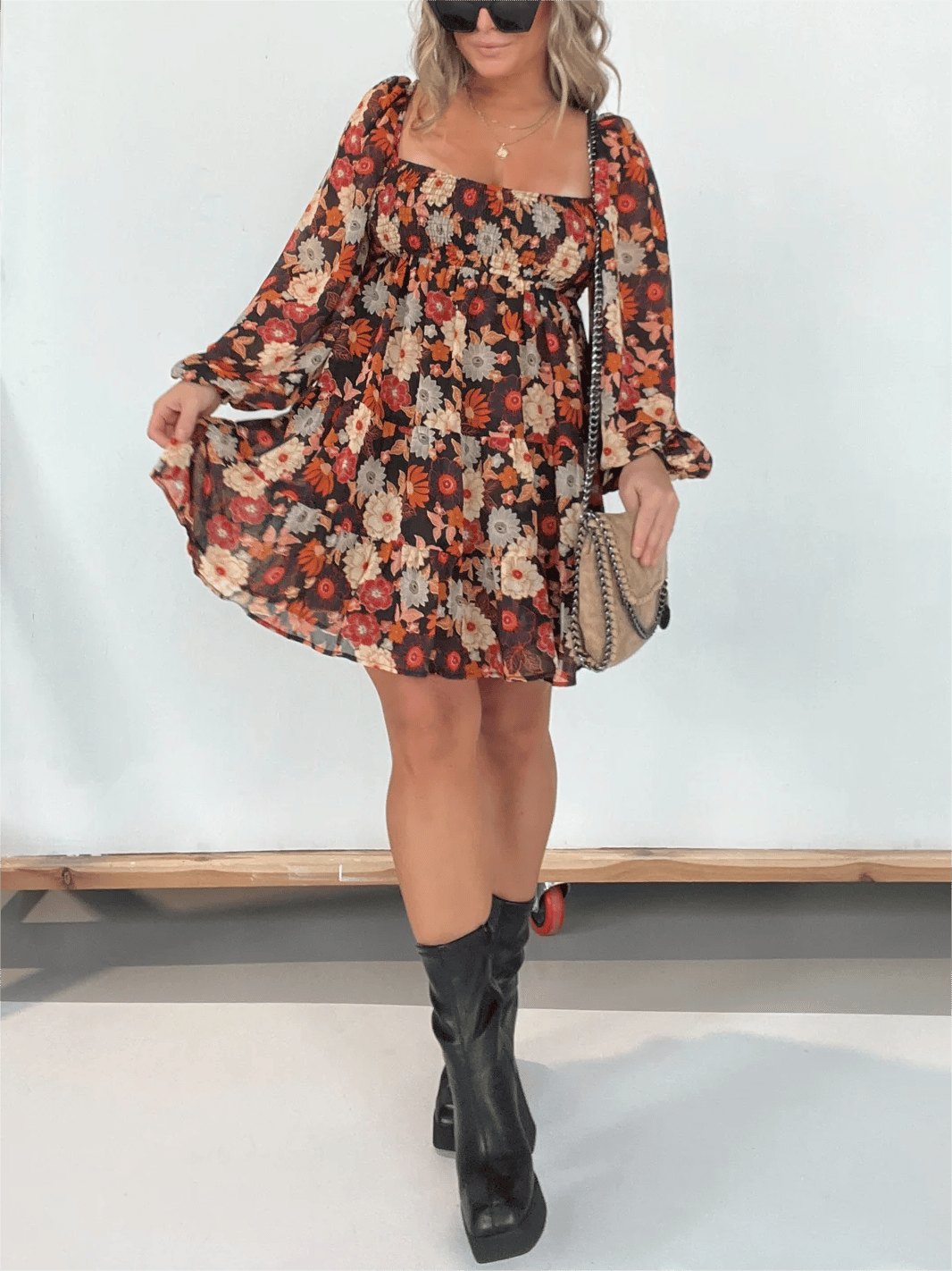 2023 New Fall Foliage Tiered Dress (Buy 2 Free Shipping)