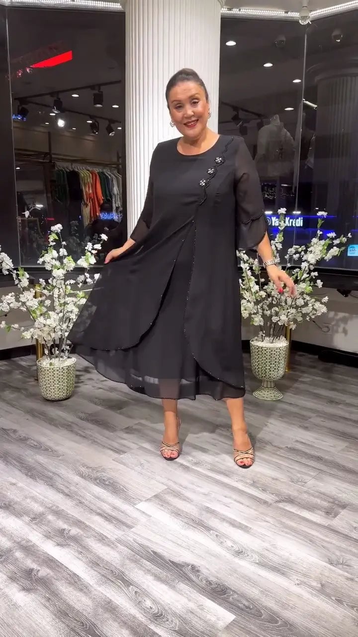 Last Day 70% OFF🔥Chiffon Solid Color Loose Dress (Buy 2 Free Shipping)