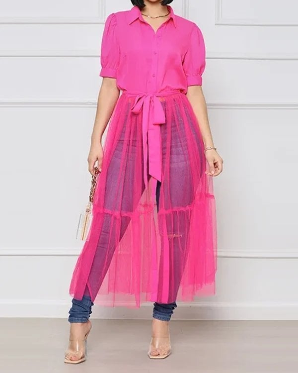 She's So Meshy Top Dress🔥BUY 2 FREE SHIPPING