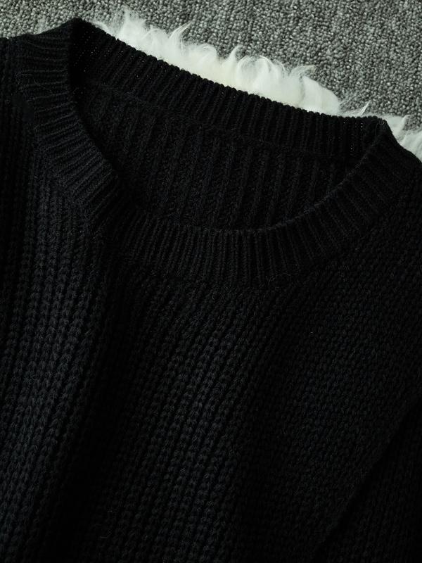 Elegant Wrap Front Hem Knit Tunic Sweater Dress (Buy 2 Free Shipping)