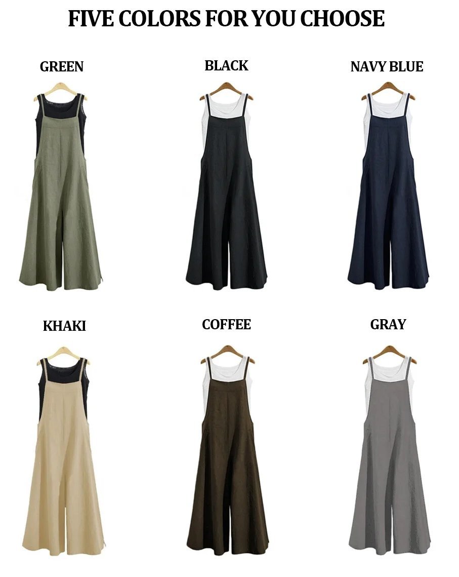 Last Day Promotion 57% OFF🔥Women's Sleeveless Oversized Casual Jumpsuit