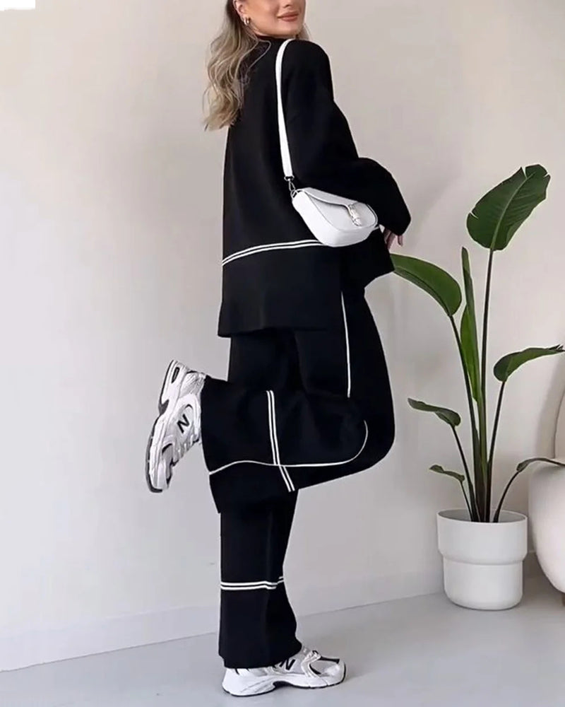 Casual Two-pieces Outfits Knit Set (Buy 2 Free Shipping)