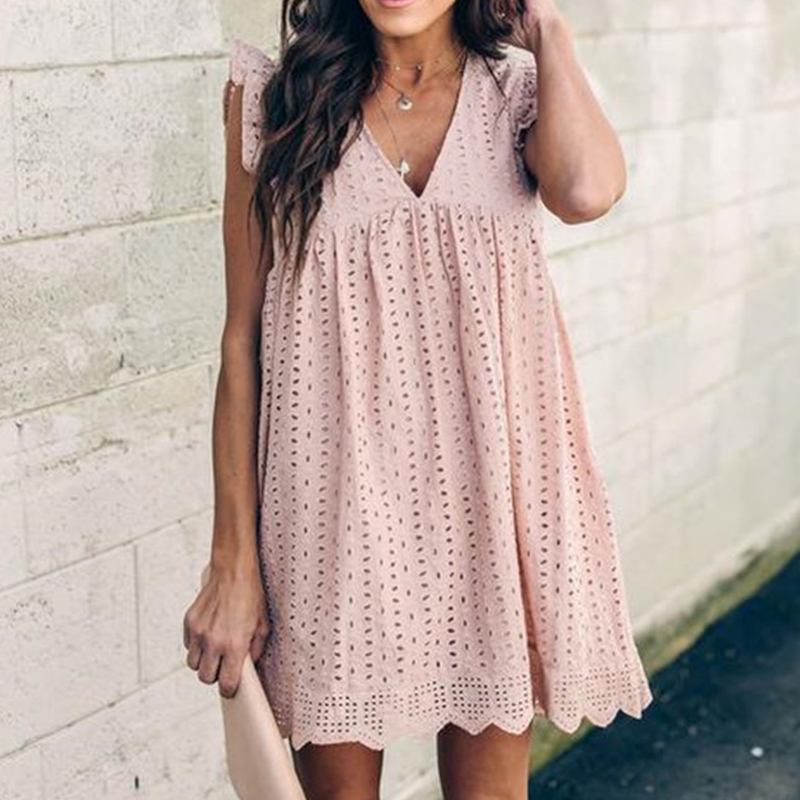 LAST DAY 70% OFF - California Lace Dress Romper