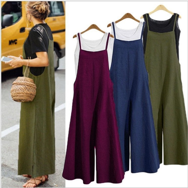 Last Day Promotion 57% OFF🔥Women's Sleeveless Oversized Casual Jumpsuit